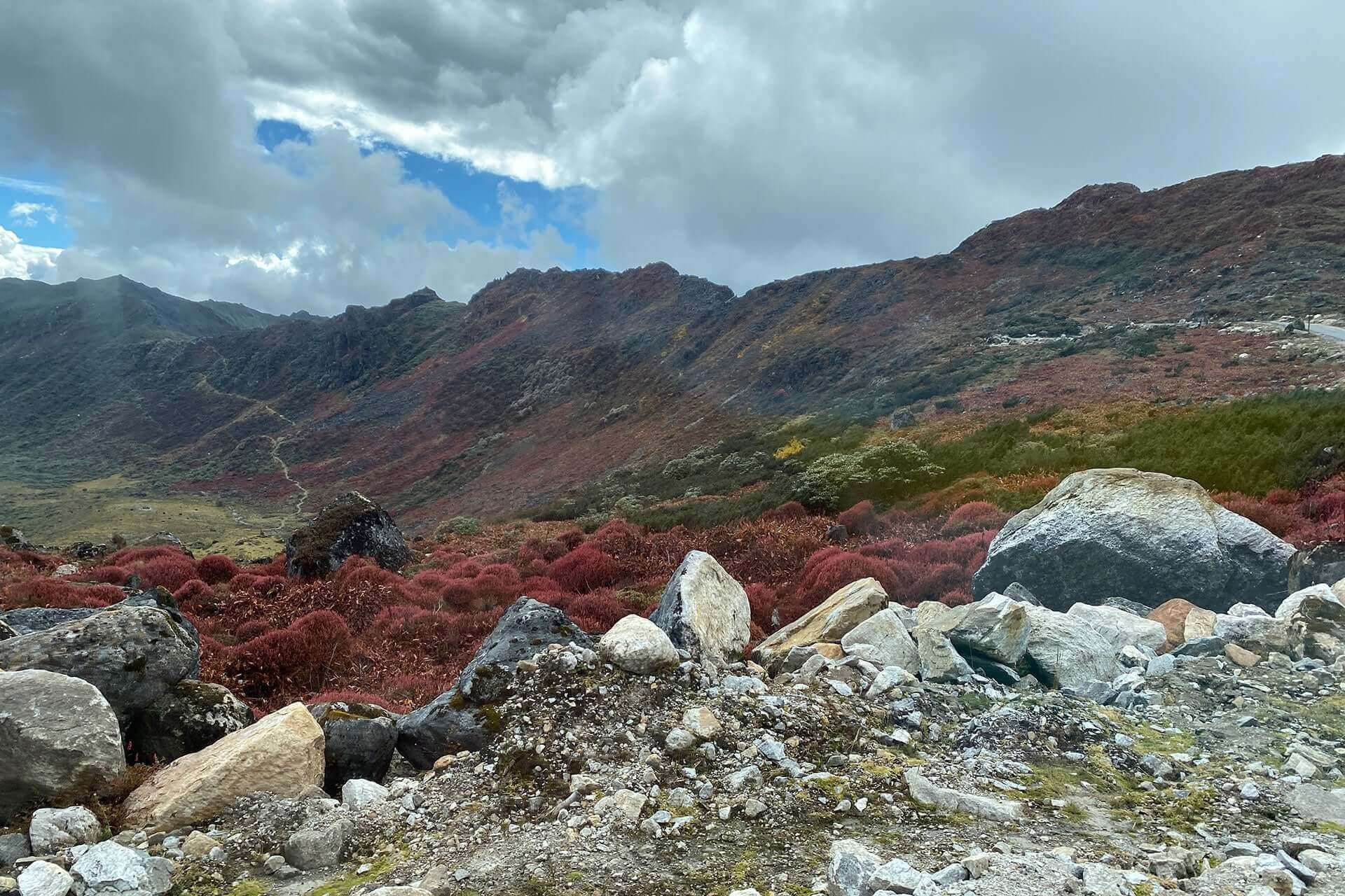 beautiful mountain valley