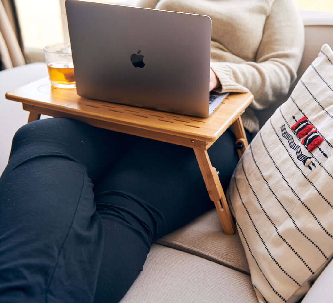 girl working on a macbook 