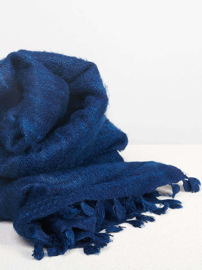 Silk Uncut - Blue Eri Silk Stole