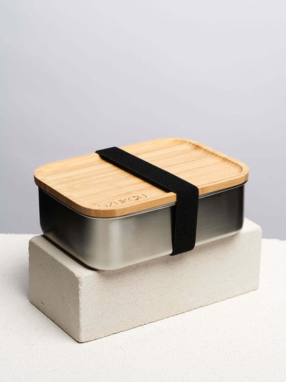  Bamboo and Stainless Steel Lunch Box