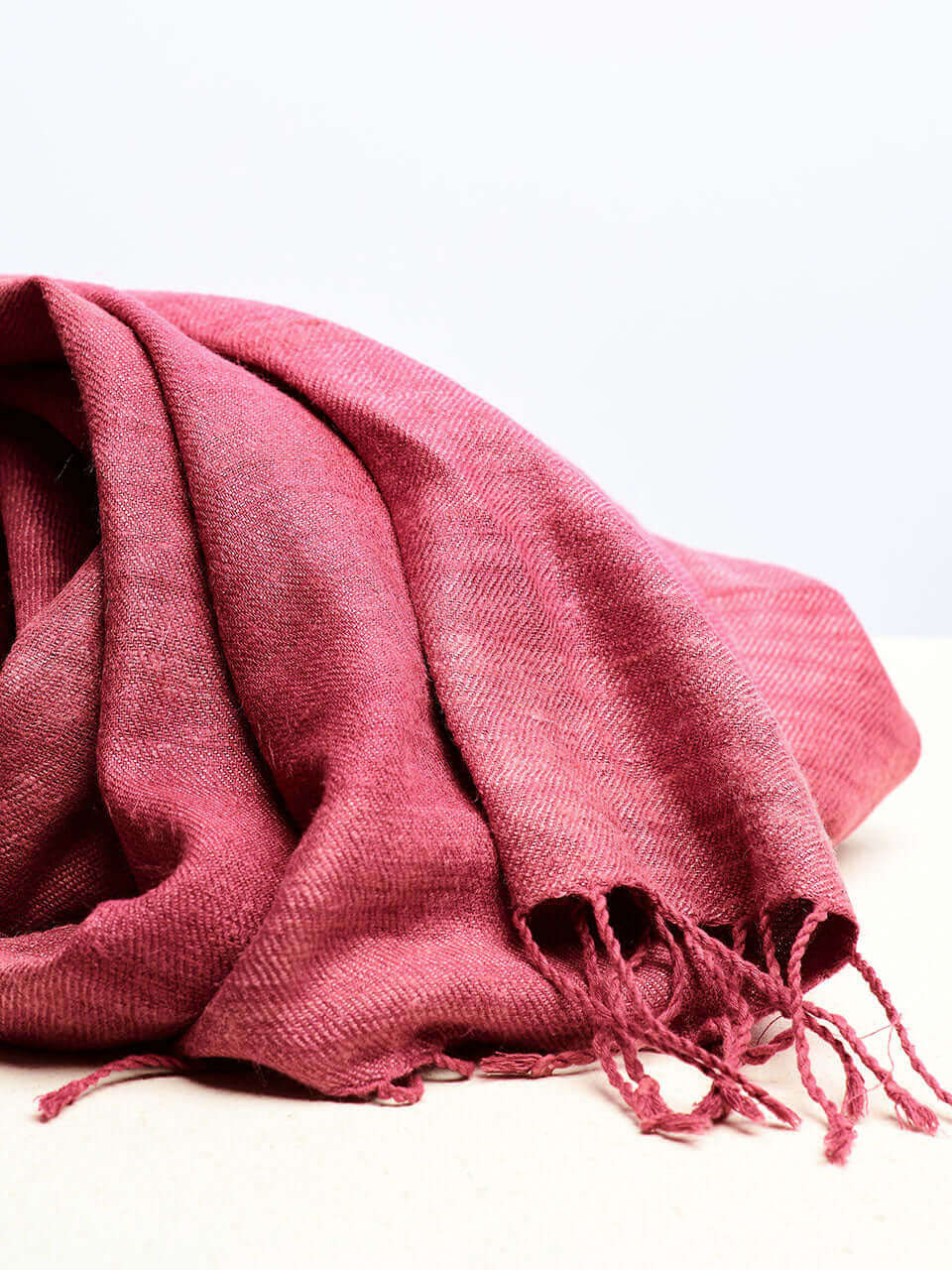 Timeless Silk - Muted Pink Eri Silk Stole